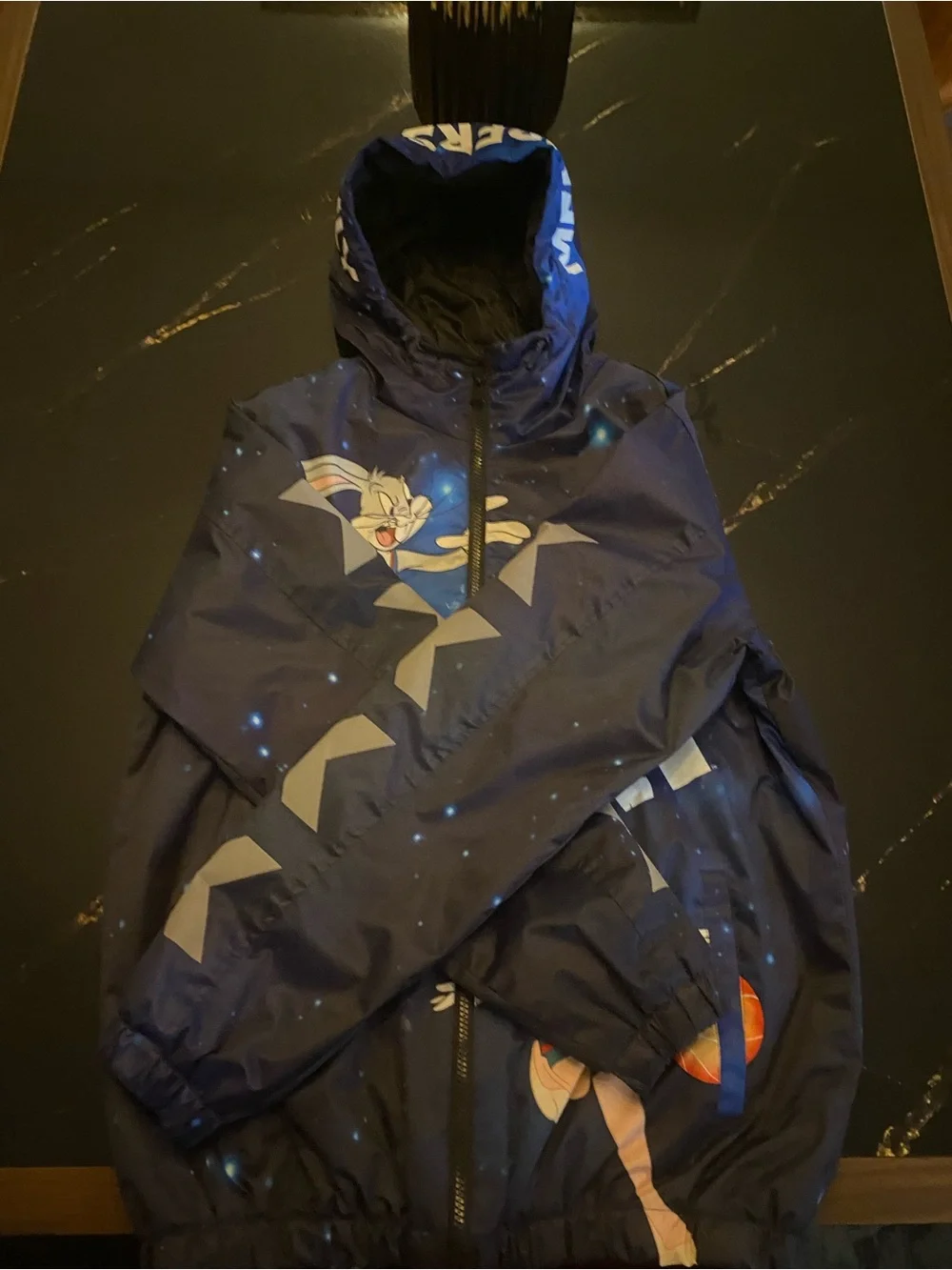 Looney Tunes Space Jam Kids' Hooded Jacket - Navy